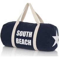 south beach twin handle gym shoulder bag womens travel bag in blue
