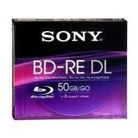 Sony BNE50B - BD-RE DL - 50 GB 2x - jewel case - storage media