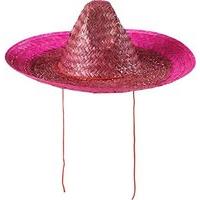 sombrero 48cm pink mexican hats caps headwear for fancy dress costumes