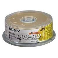 Sony DMW47A - 25 x DVD-RW - 4.7 GB 1x - 2x - spindle - storage media