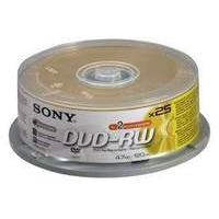 sony dmw47a 25 x dvd rw 47 gb 1x 2x spindle storage media