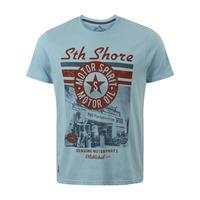 South Shore Motor Spirit blue t-shirt