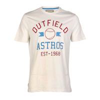 South Shore Outfield Cotton T-shirt in Egg Shell