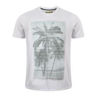 south shore palmline white t shirt