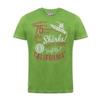 South Shore Sharks T-Shirt in Laundered Green