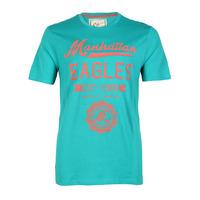 South Shore Manhattan Eagles Cotton T-shirt in Teal Blue