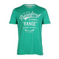 south shore palmpale crew neck t shirt in simply green