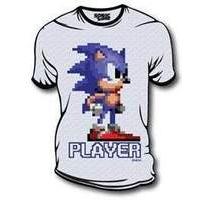 Sonic Player (Grey) T-Shirt (XXL)