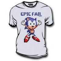 sonic epic fail grey t shirt xxl