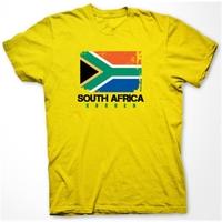 south africa soccer t shirt yellow