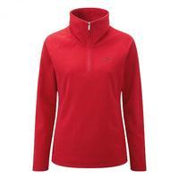 somerton half zip fiesta red