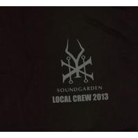 soundgarden 2013 tour local crew xl 2013 uk t shirt crew t shirt