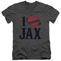 sons of anarchy i heart jax v neck