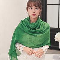 Solid Candy Colors Cotton Scarf Autumn And Winter Long Oversized Shawl Scarves