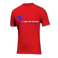 Soccer Star Coaching Dream Desire T-Shirt (Red)