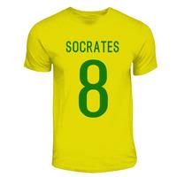 socrates brazil hero t shirt yellow