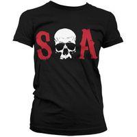 Sons Of Anarchy Women\'s T Shirt - Skull Initials