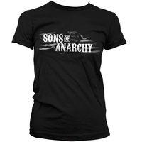 Sons Of Anarchy Women\'s T Shirt - US Flag Text Logo
