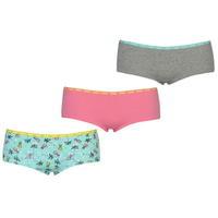 SoulCal 3 Pack Briefs Ladies