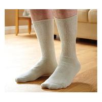 Soft Top Diabetic Socks, Black, Size L (11-13), Cotton