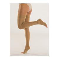 Solidea Catherine Class 2 Thigh Stockings Nero Xl Regular Open Toe