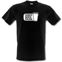 Sober When Drunk male t-shirt.