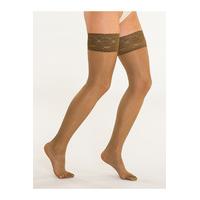 Solidea Marilyn 30 Sheer Thigh Hold-up Stockings Sabbia 1-S Closed Toe