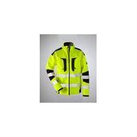 soft shell high visibility jacket neon yellow various sizes