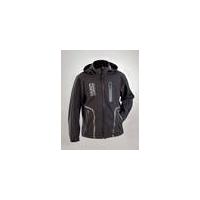 soft shell jacket wind and waterproof blackgrey in various sizes