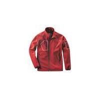 Softshell Jacket, red, water-repellent, breathable in various sizes