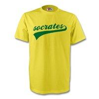 socrates brazil signature tee yellow kids