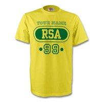 south africa rsa t shirt yellow your name