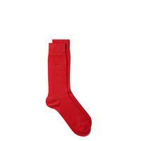 soft cotton socks red