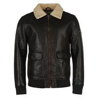 SoulCal PU Flight Jacket Mens