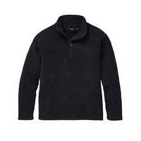 southbay unisex black zip neck fleece