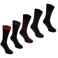 SoulCal Navajo Socks 5 Pack Mens