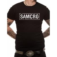 Sons Of Anarchy - Samcro Banner Unisex T-shirt Black Medium