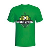 south africa country logo t shirt green kids