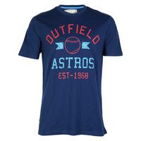 South Shore Outfield Cotton T-shirt in Estate Blue