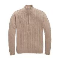 Southbay Zip Neck Cable Sweater