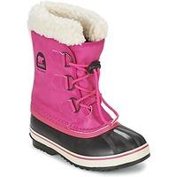 sorel yoot pac nylon boyss childrens snow boots in pink