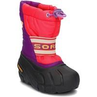 sorel cub girlss childrens snow boots in black