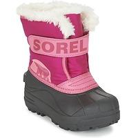 Sorel CHILDRENS SNOW COMMANDER boys\'s Children\'s Snow boots in pink