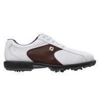 Softjoys White/Dark Brown Golf Shoes (53907)