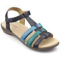 sol sandals soft gold extra wide fit 7