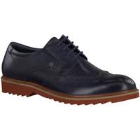 soliver mens casual lace up brogue mens smart formal shoes in blue