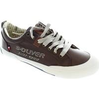 soliver 5 13604 24 mens shoes trainers in brown