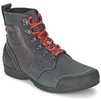 sorel ankeny mid hiker ripstop mens mid boots in black