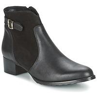 so size serelle womens low ankle boots in black