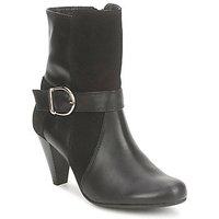 so size glecho womens low ankle boots in black